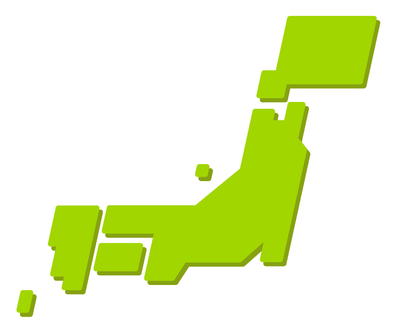 日本地図イラスト